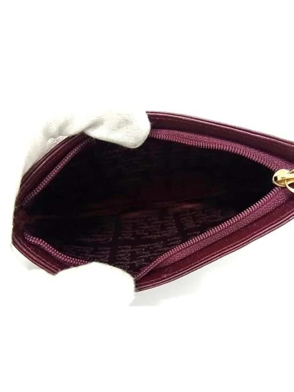 Cartier Must Line Leather Pouch Multi Case Bordeaux